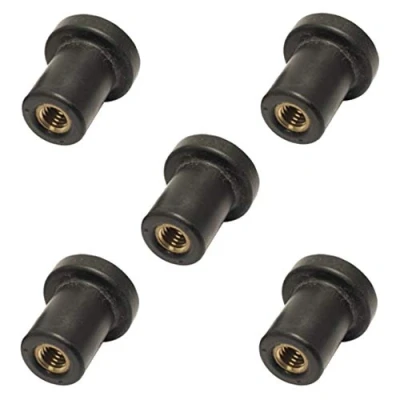 Afbeelding van 5 x rubberen butters knippermoeren met aanslagband, M3, M4, M5, M6, neopreen, auto, motorfiets (M6)