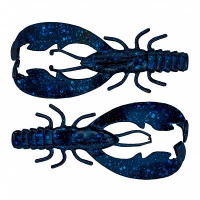 Afbeelding van Headbanger BangerCraw Black Blue Flake 9cm (8g) (7 stuks)