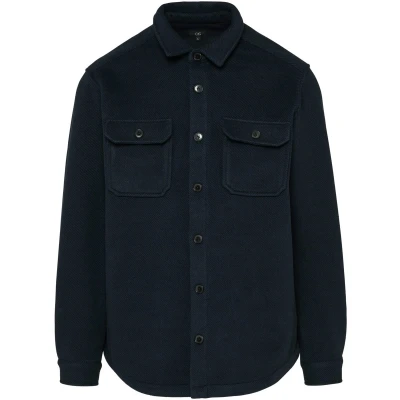 Afbeelding van Q/S designed by Hemd Maat L Mannen 59W0 Blue