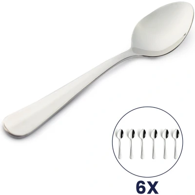 Afbeelding van Amefa Baguette 6 Koffielepels Zilver