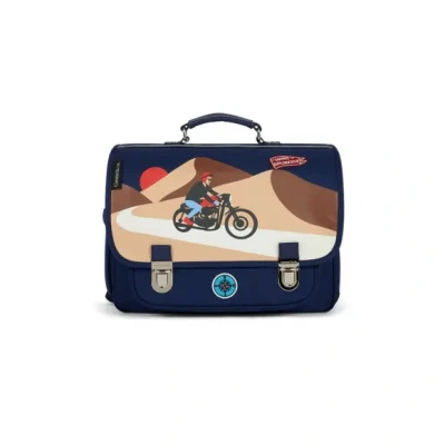 Afbeelding van Caramel &amp; Cie Boekentas/Schooltas Rallye Explorer Blauw