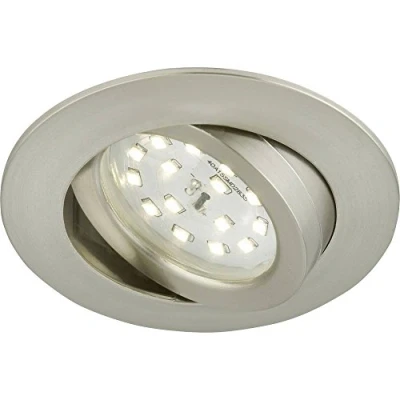 Afbeelding van Briloner Leuchten LED inbouwlamp, inbouwspots, spots, plafondspots, lampen woonkamer, inbouwspot 230V, plafondinbouwverlichting, inbouwspotset, draaibaar, rond