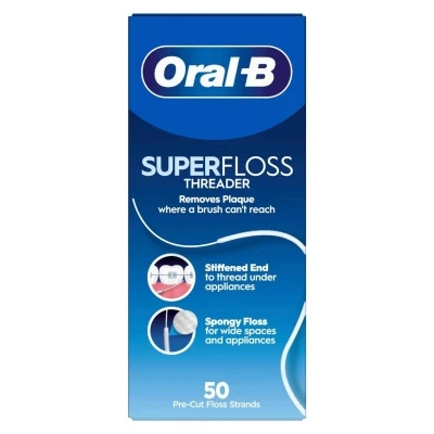 Afbeelding van 12er Pack Oral B SuperFloss tandzijde 50 draden