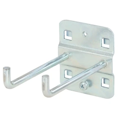 Afbeelding van KS Tools, Gereedschapsborden, Dubbele gereedschapshouder met verticaal haakuiteinde, Ø 6 mm, 75mm