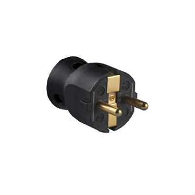 Afbeelding van Legrand 050178 Stopcontact met beweegbare kop, draaibaar, 3680 W, 230 V, zwart