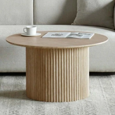 Afbeelding van Milton &amp; Oldbrook Salontafel Ø 80 cm Tornio Zand