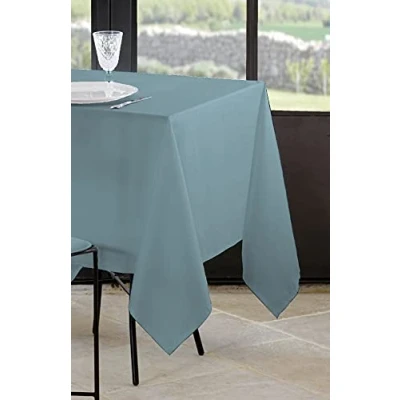 Afbeelding van Lovely Casa tafelkleed afmetingen 145 x 240 cm 100% polyester kleur ecume model Nelson rechthoekig wasbaar op 30 buitengewone kwaliteit
