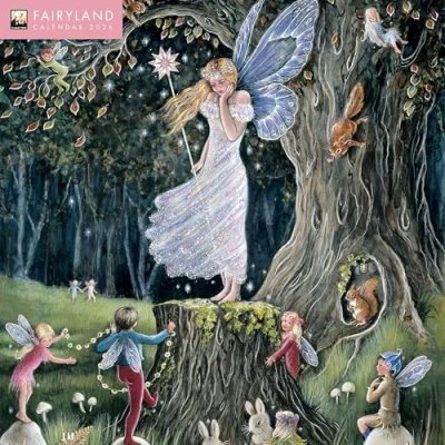 Afbeelding van Fairyland Feenland 2026 Original Flame Tree Publishing Kalender [Kalender]: [Kalender]
