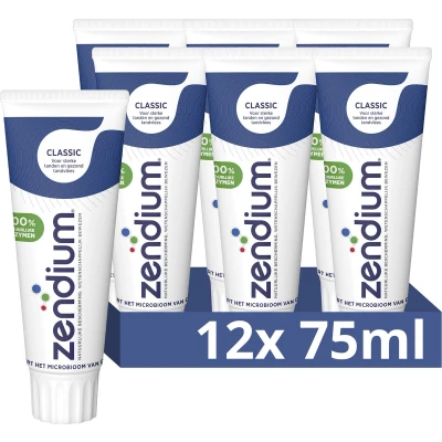 Afbeelding van 12x Zendium Tandpasta Classic 75 ml