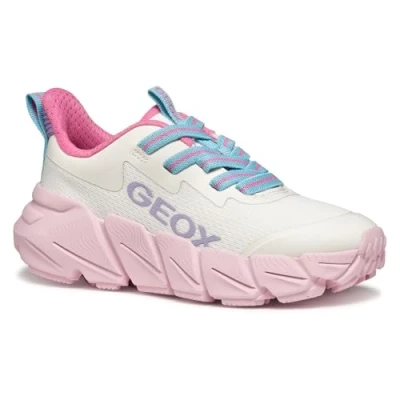 Afbeelding van Geox Flexyper FAST Sneakers laag, Dames, Maat: 29, Weiß Leer