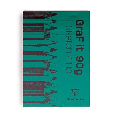 Afbeelding van Clairefontaine 96842C schetsblok &quot;Graf it&quot; blanco 29,7 x 42 cm gesorteerde kleuren
