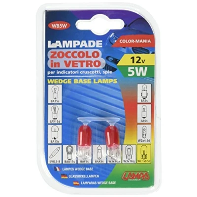 Afbeelding van Wedge base lamp 12V 5W