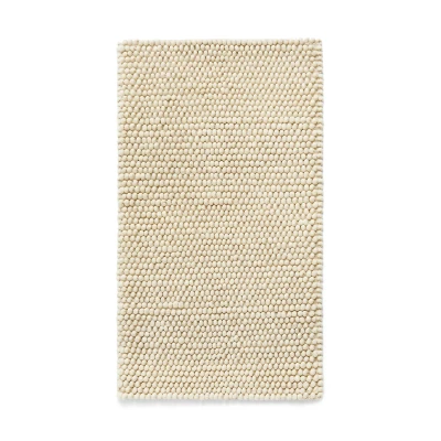 Afbeelding van HAY Peas wollen vloerkleed 80x140 cm Soft grey
