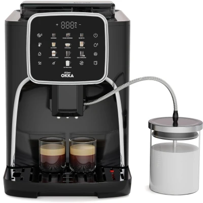 Afbeelding van arzum OK0028 0500 Koffiezetapparaat Chroom Met melkreservoir