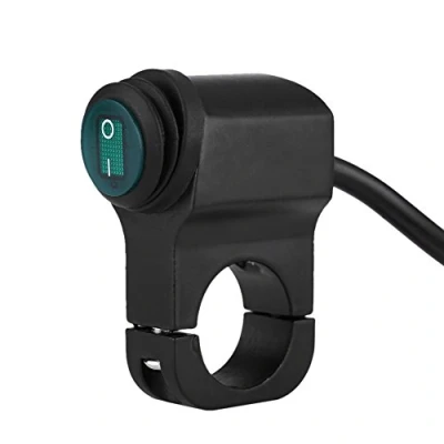 Afbeelding van Motorfietsstuur, 12 V, universeel, 22 mm, motorstuur, waterdicht, schakelaar, mistlamp, aan/uit knop