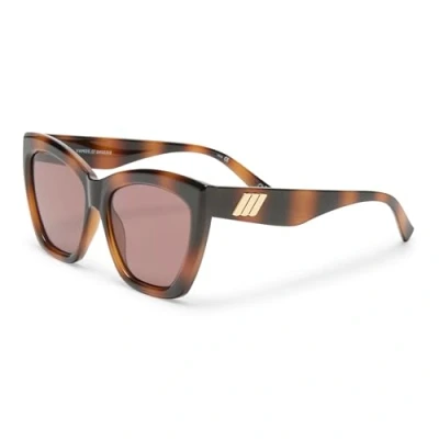 Afbeelding van Le Specs Vamos Zonnebril, Dames, Maat: One Size, Tort