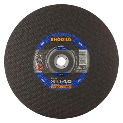 Afbeelding van Rhodius 201187 FT30 PROline Ll Doorslijpschijf Conventioneel 350 X 25,4 4mm (10 St)