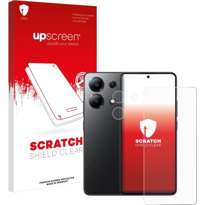 Afbeelding van upscreen Screenprotector voor Xiaomi Redmi Note 13 (Voor+Camera) Folie Beschermfolie transparant