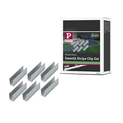 Afbeelding van Paulmann 94215 Plug &amp; Shine Neon Stripe 6 montageclips buiten wit tuinverlichting aluminium tuinlicht
