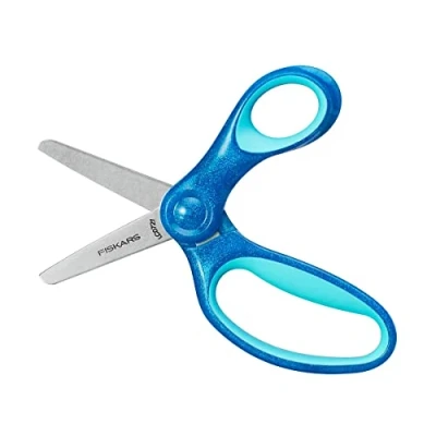 Afbeelding van Fiskars Kinderschaar, vanaf 6 jaar, lengte: 13 cm, voor rechts en linkshandigen, metaal/kunststof, glitter, 1064073