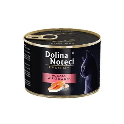 Afbeelding van Noteć Valley KOT Pusz.185G Zalm / 12 natvoer voor katten DNP SP Z o.o