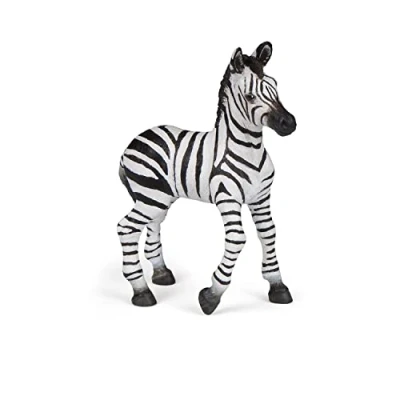 Afbeelding van Papo Handgeschilderde Figuurtjes Wild Dierenrijk Zebra Veulen 50123 Verzamelbaar voor kinderen Geschikt jongens en meisjes Vanaf 3 jaar