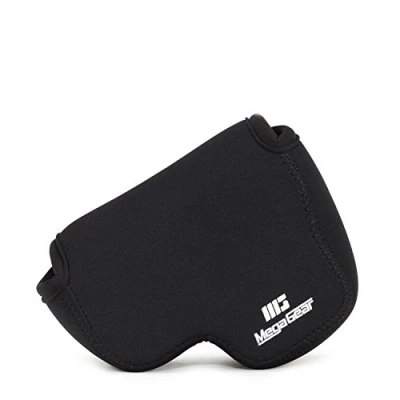 Afbeelding van MegaGear MG724 Nikon Coolpix B500 Ultralichte cameratas van neopreen met karabijnhaak haak zwart
