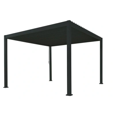 Afbeelding van Overkapping vierkant L Rota 360 cm x Matt royal grey Suns