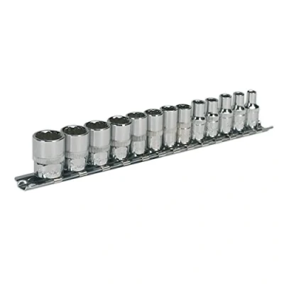 Afbeelding van Sealey AK2682 Socket Set 12st 3/8 &quot;Sq Drive 12pt WallDrive Metrisch