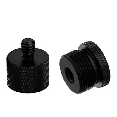 Afbeelding van SAVITA 2 Stuks Mic Stand Adapter 1/4 Vrouwelijke to 5/8 Male Schroefdraad Statief Schroef Voor Camera Monitor Microfoon