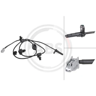 Afbeelding van A.B.S. 31968 ABS sensor Actieve 1040 Grijs