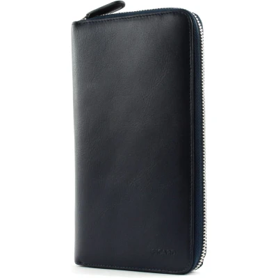 Afbeelding van PICARD Portemonnee Apache Zip Around Wallet Jeans Blauw