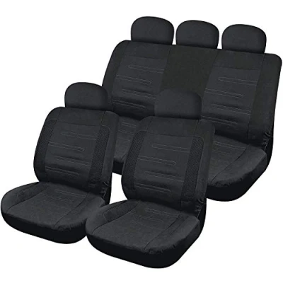 Afbeelding van SUMEX fun995b California Auto coprisedile in Microfibra Universal con SCHIUMA di Stand 3 mm, Kleur: Nero (CONFEZIONE da 12)