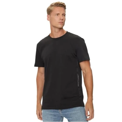Afbeelding van Calvin Klein Jeans LOGO TAPE TEE Tshirt basic, Heren, Maat: XL, Black