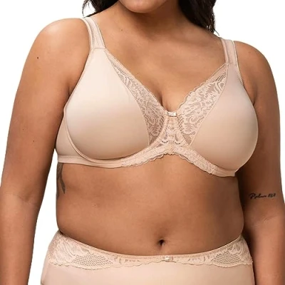 Afbeelding van Triumph Modern Beugel BH, Dames, Maat: 100C, Neutral beige
