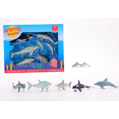Afbeelding van Johntoy Oceaan Dieren Giftbox, 7st.