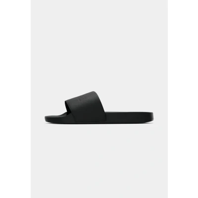 Afbeelding van Tommy Hilfiger Print Tumble POOL Slide Muiltjes, Heren, Maat: 44, Black Schoenen