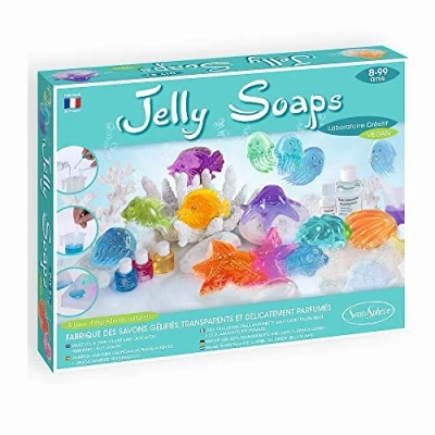 Afbeelding van Sentosphère 3900221 creatieve kit wiebelzeep, knutselset voor kinderen, doe het zelf zeep