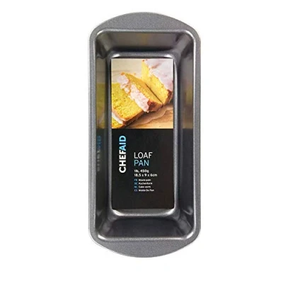 Afbeelding van Chef Aid Rechthoekige broodpan met antiaanbaklaag van 450 g 18,5 x 9 6 cm Ideaal voor brood, broden, cakes en gebak Vaatwasmachine , koelkast vriesbestendig