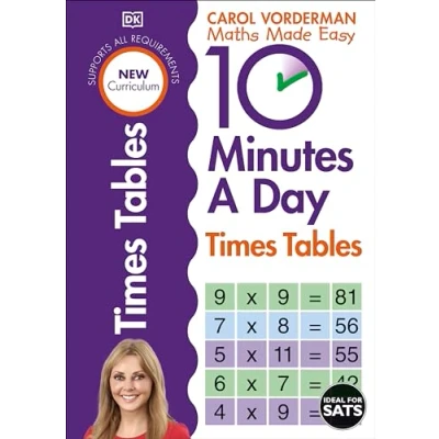 Afbeelding van 10 Minutes A Day Times Tables, Ages 9 11 (Key Stage 2): Supports the National Curriculum, Helps Develop Strong Maths Skills