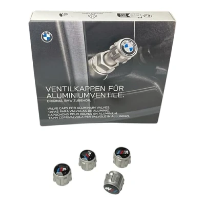 Afbeelding van BMW Echte M Logo Wiel Band Valve Stem Cap Set