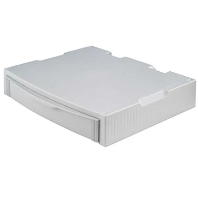 Afbeelding van HAN MONITOR STAND, professionele monitorstandaard, verhoging voor het scherm, met 1 lade, stabiel en stapelbaar, 9250 11, grijs