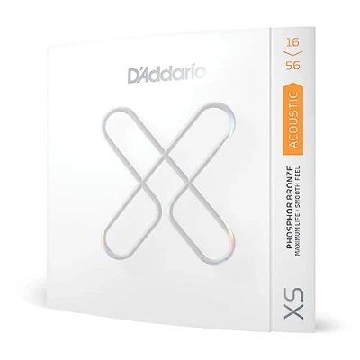 Afbeelding van D&#039;Addario Gitaarsnaren XS Phosphor Bronze Coated Resophonic XSAPB1656 Extended String Life met Natural Tone &amp; Feel Voor 6 snarige gitaren 16 56 Medium