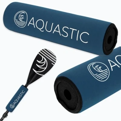Afbeelding van AQUASTIC Boje AQS SFS001 SUP peddel verdrinkingspreventie boei eenvoudige installatie voor 25 mm diameter schacht neopreen NBR rubber blauw
