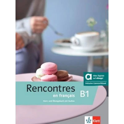 Afbeelding van Rencontres en français B1 Hybride Ausgabe allango: Französisch für Fortgeschrittene. Kurs und Übungsbuch mit Audios inklusive Lizenzschlüssel allango (24 Monate)