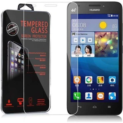 Afbeelding van Cadorabo Screenprotector geschikt voor Huawei ASCEND G620 Pantser film Beschermende in KRISTALHELDER Geharde (Tempered) display beschermglas 9H hardheid met 3D Touch