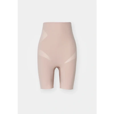 Afbeelding van Calvin Klein Underwear Shapewear Sculpted FIRM Micro Thigh Short STAY PUT Shapewear, Dames, Maat: XS, Cedar