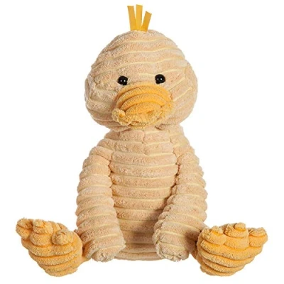 Afbeelding van Apricot Lamb Pluche Speelgoed Zacht en Schattig Corduroy Gele Eend 23 cm Geschikt voor Kinderen Volwassenen