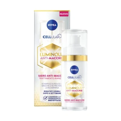 Afbeelding van NIVEA Cellular Luminous630 Anti vlekkenserum, gezichtsbehandeling, 30 ml, vuilafstotend gezichtsserum voor gelijkmatige huid, hyaluronzuur en tegen huidvlekken