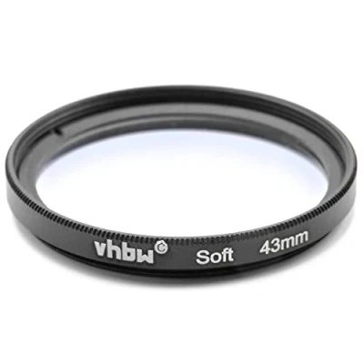 Afbeelding van vhbw Softtekener filter voor camera&#039;s, digitale DSLR bijvoorbeeld compatibel met Canon, Nikon, Olympus, Panasonic, Sony 43 mm
